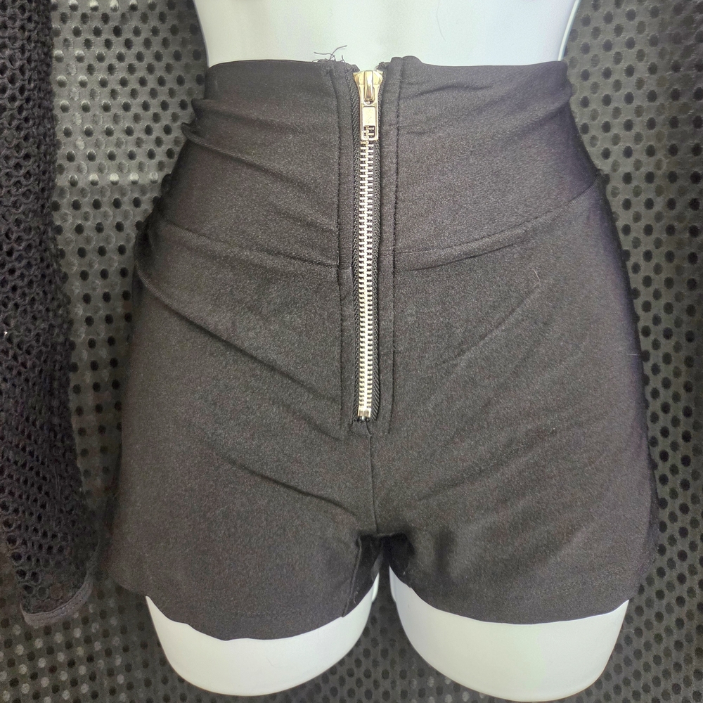 High Waist Black Shorts